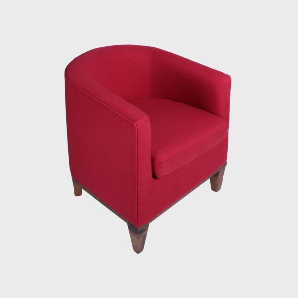Sillón Mik; toma general del mueble desde una perspectiva superior